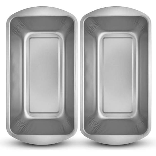 2pk Loaf Tins for Baking 2lb 2lb Loaf Tin 21 x 11 x 64cm Stainless Steel Bread Tins for Baking 2lb Stainless Steel Bread Tin Bread Loaf Tin Loaf Pan