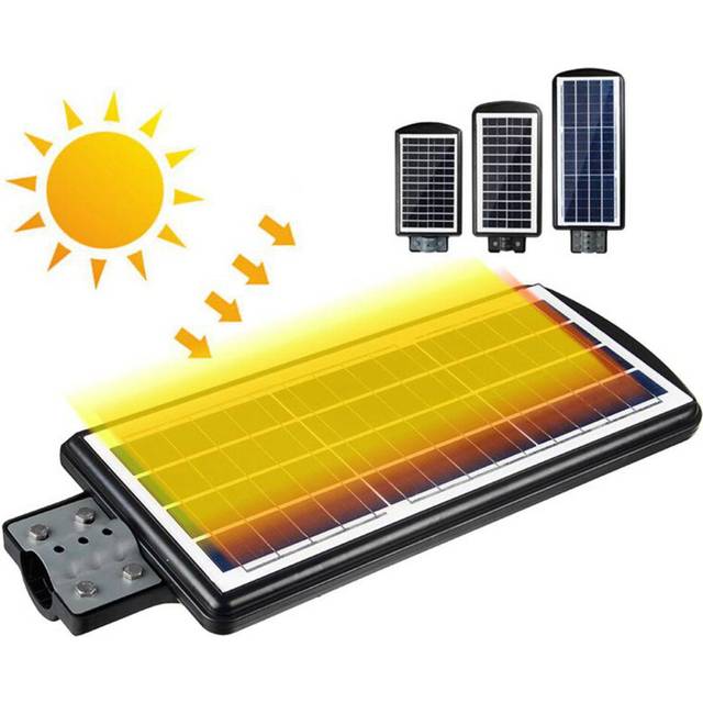 (80W) 50/100/150LED Solar Powered Light Wall Street Lamp Sensor Floodlight IP65 Waterproof