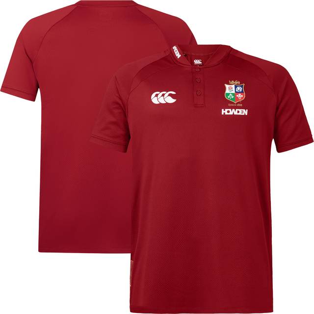 British & Irish Lions Poly Polo - Red