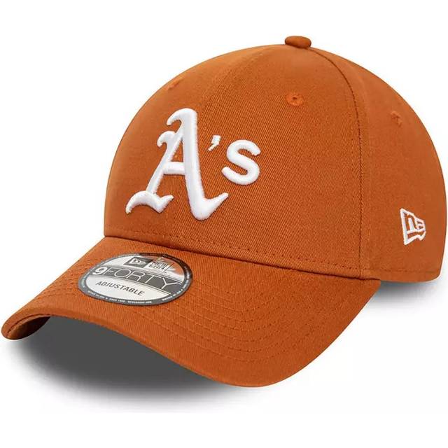 Cap New Era Oakland Athletics MLB Side Patch 9FORTY Adjustable Cap Brown/ White Universal (Universal)