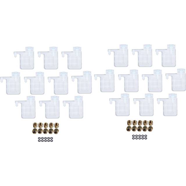 20PCS Solvent Printer Ink Damper Dx5 Dumper for Print Head Mutoh Galaxy Human Xuli Plotter 4x3Mm Tube