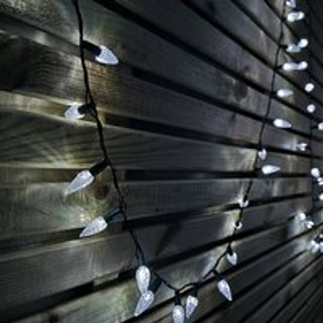 7.5m 150 led Multi-action Pine Cone Christmas Lights in White