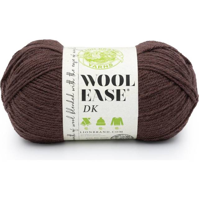 Lion Brand Wool-Ease DK Yarn  Yarn for Knitting  Crocheting  and Crafts  Hickory  1 Pack
