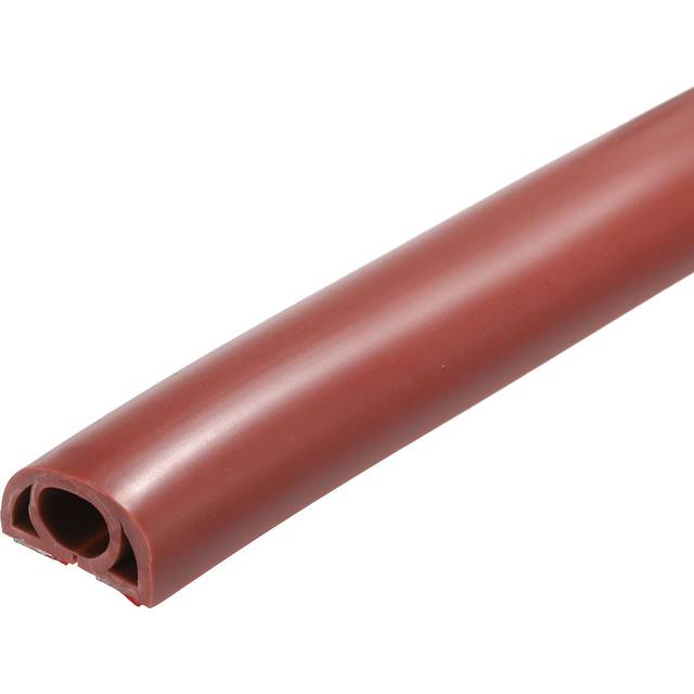 Floor cord cover cable protector 0.35" w x 0.28" h 3.3ft red