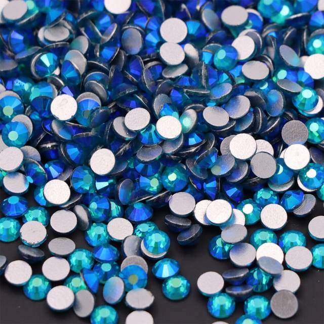 Crystal Clear No hotfix Flatback Rhinestones Glass Stone 3d Nail Art Decorations