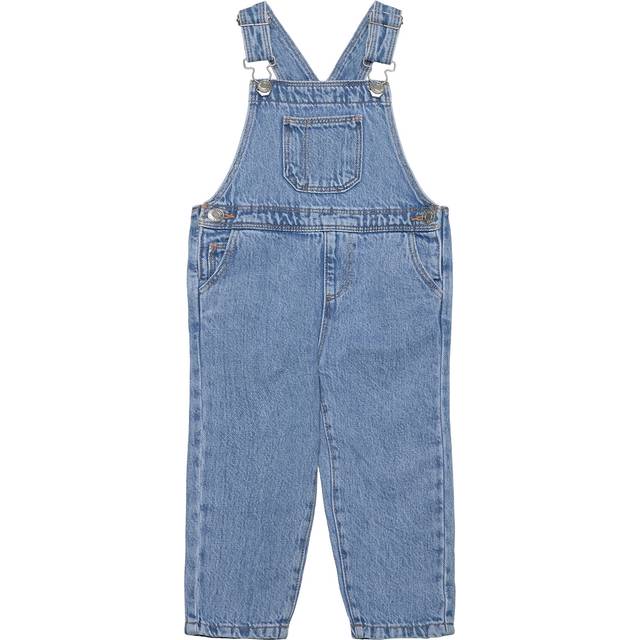 MANGO Long Denim Overalls With Pocket |Blå |104