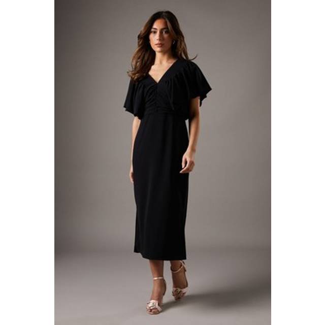 Coast black midi dress womens occasion dresses