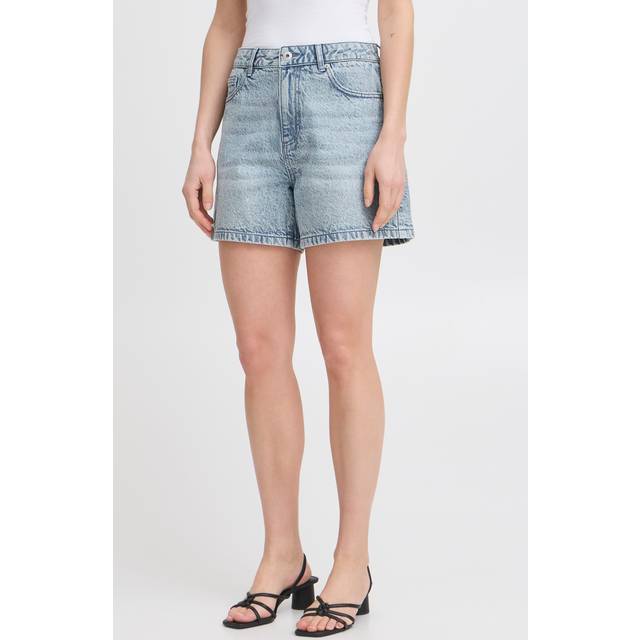 Women's jean shorts Ichi Aveny - Bleu