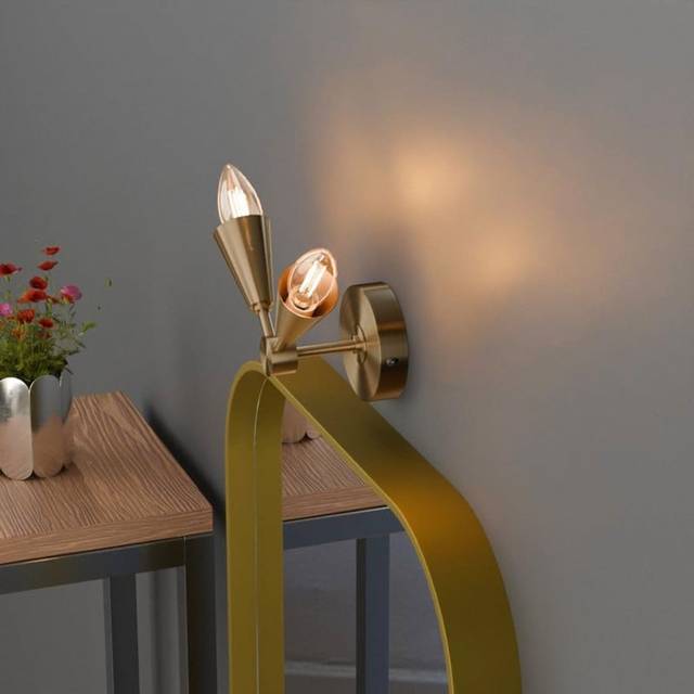 Bocchino Flush Mounted Sconce - Yellow Brass