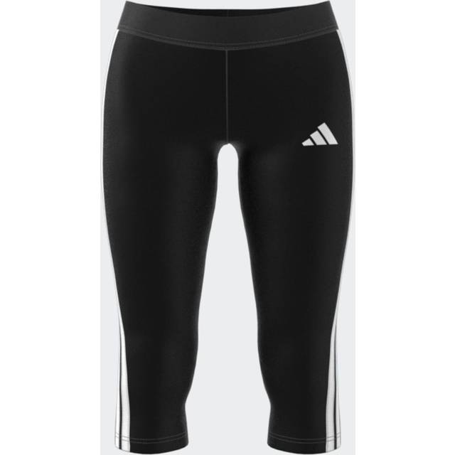 adidas Essentials 3-Stripes Leggings 3/4 Length, Black, Size Xs, Inside Leg Regular, Women -  inside leg REGULAR,XS