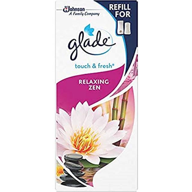 Glade Touch & Fresh Refill, Air Freshener Refills for Home, Relaxing Zen, Pack of 12