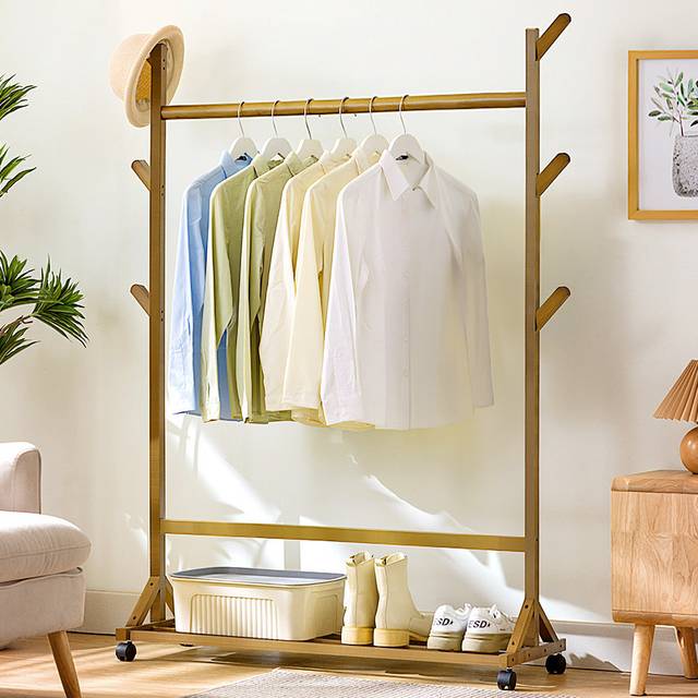 109cm Rolling Clothing Rack (109cm L)