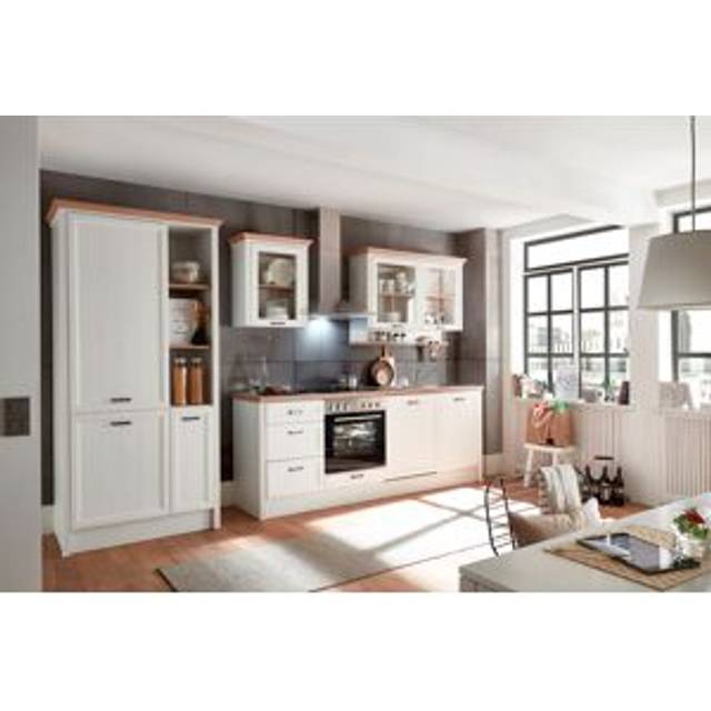 BBK Silver 228cmH x 320cmW x 60cmD Particleboard Ready-to-Assemble Kitchen Cabinet Set (320cm W X 228cm H X 60cm D)