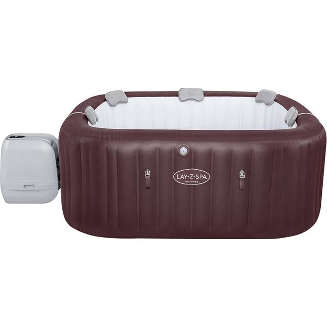 Lay-Z-Spa Maldives HydroJet Pro Inflatable Hot Tub, Red