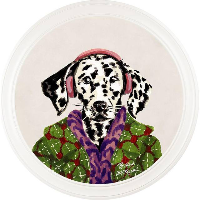 Fine China - Dylan on Chalk White - Brand McKenzie Framed Art Prints, 96cm / Ivory (96cm)