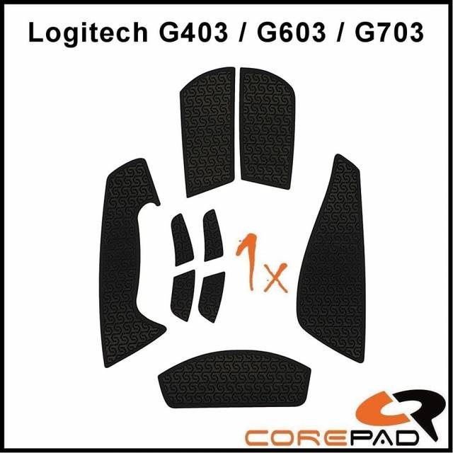 Corepad Soft Grips till Logitech G403/G603/G703 Series - Blå
