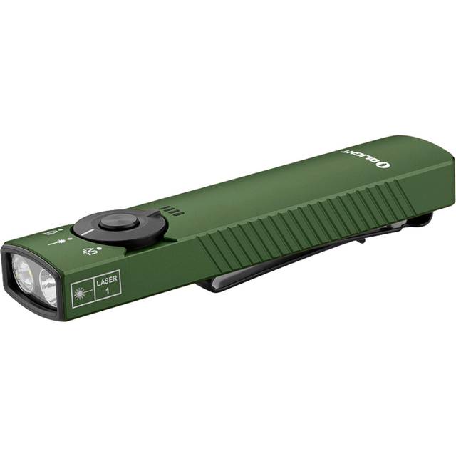 Olight Arkfeld Pro UV Cool White OD Green Laser Pointer Torch - 1300 lumens