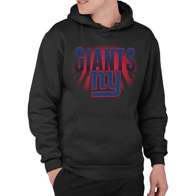 Junk Food Clothing x NFL - New York Giants - Team Spotlight - Unisex Adult Pullover Fleece Hoodie for Men and Women - Size Small