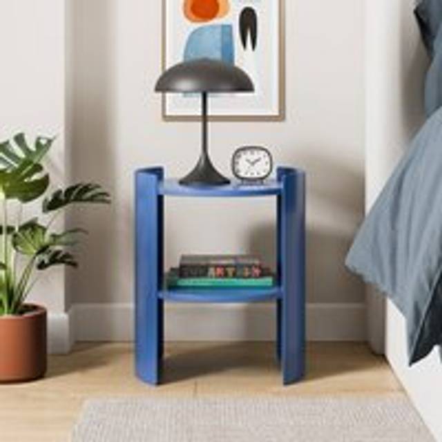 Benji Circular Bedside Table - Classic Blue