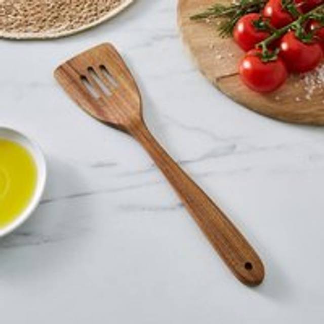 Wooden Slotted Turner - Natural