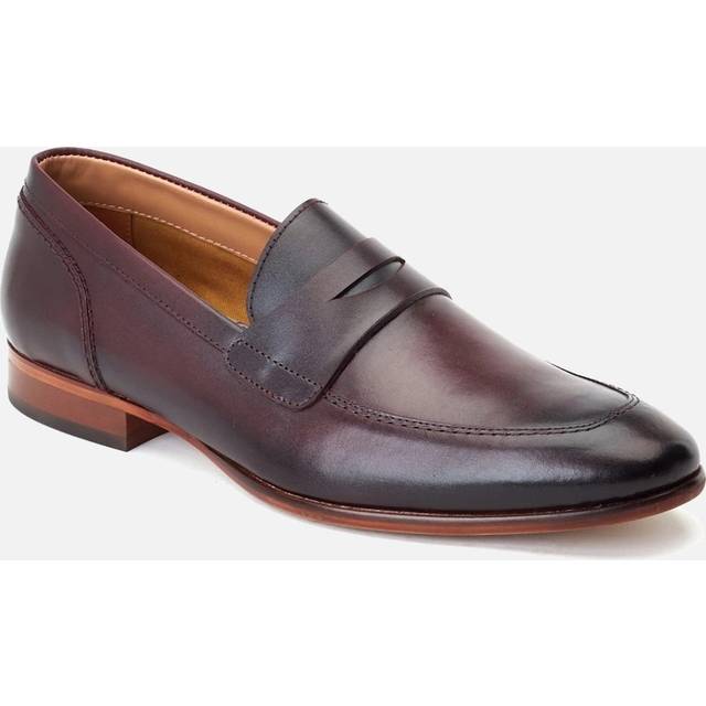 Base London Mens Bruno Penny Leather Loafers UK Size 9 (EU 43)