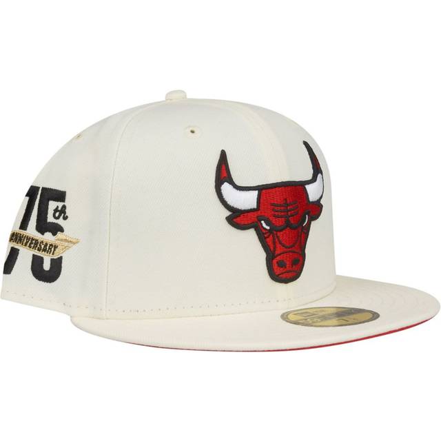 Casquette fitted new era 59fifty - chicago bulls - beige - homme