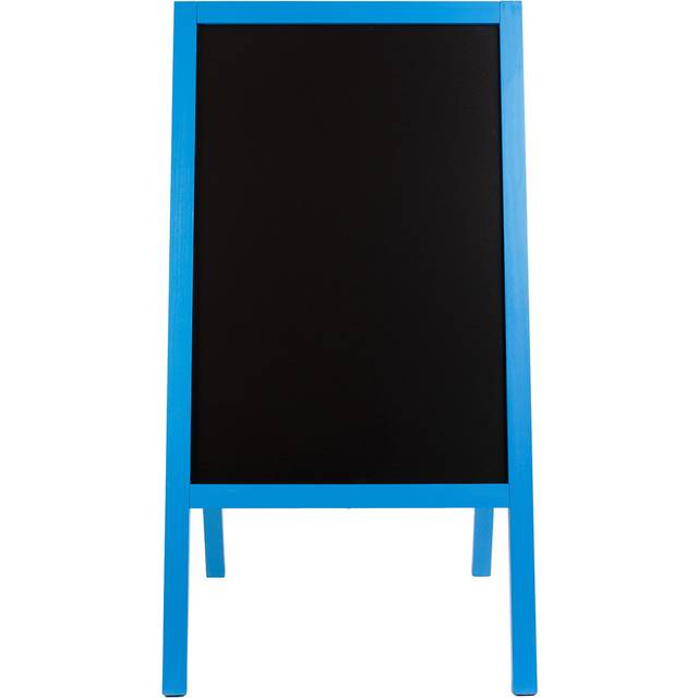 Genovefa Free-Standing Chalkboard 115cm H x 61cm W - Blue (Oversized - 8 &#39; & Up)