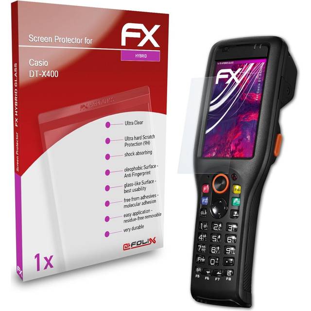 Atfolix glass protective film for casio dt-x400 glass protector 9h hybrid-glass