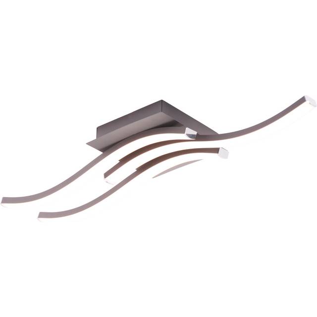 LED Semi Flush Mount - Nickel (6cm H X 67cm W X 13cm D)