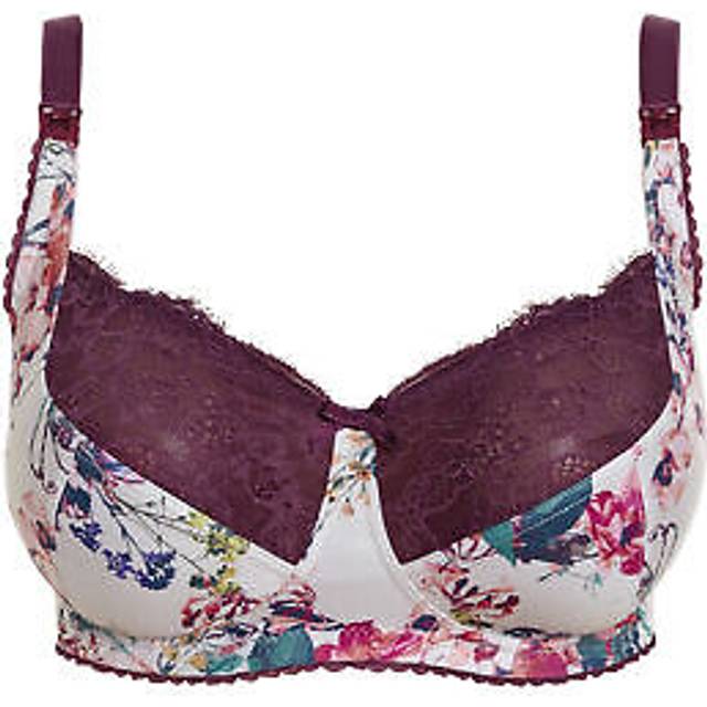 Florence Nursing Non Wired Bra - Aubergine - 32E