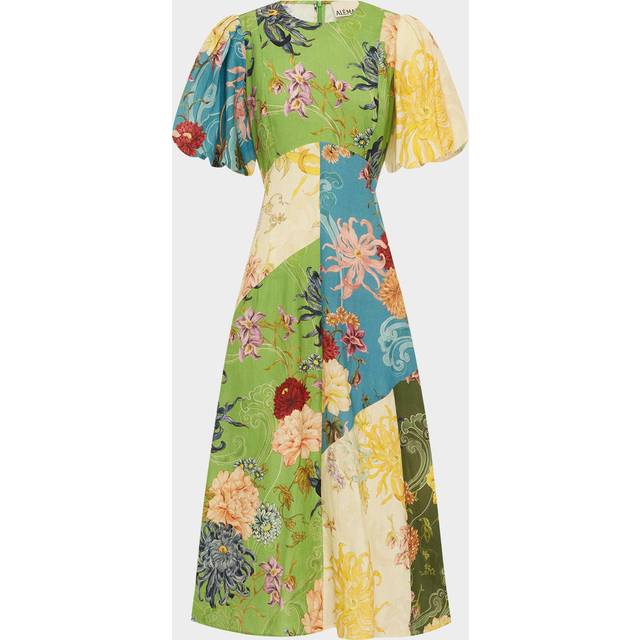 Avery Spliced Midi Dress - MULTI - 10