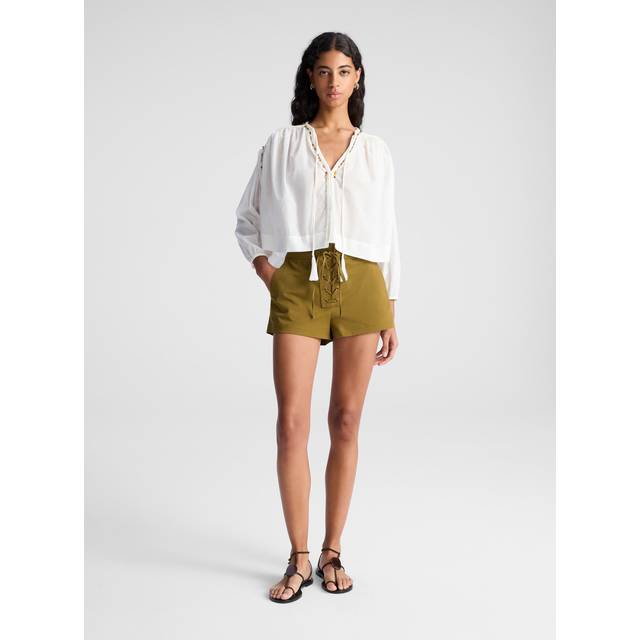 Leon Lace-Up Shorts - hazel - 10
