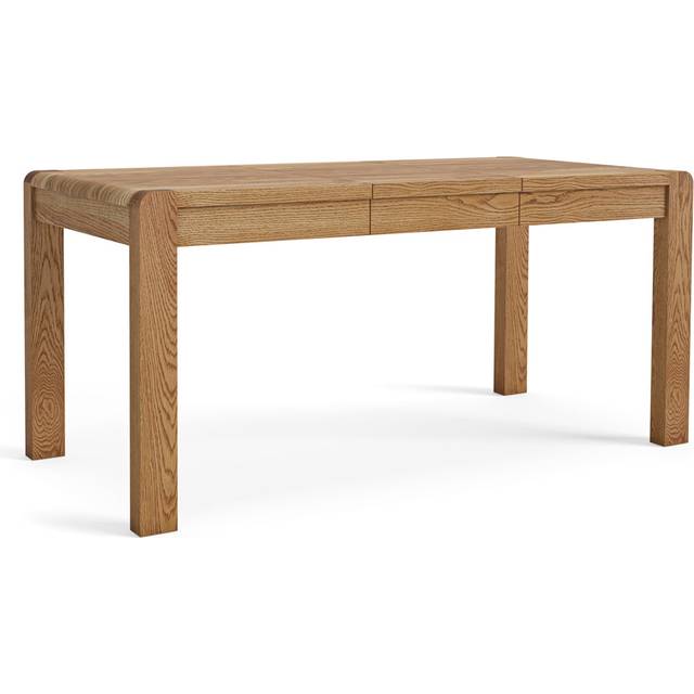 Murrysville Oak Large Extendable Dining Table (77cm H x 175cm L x 135cm W)
