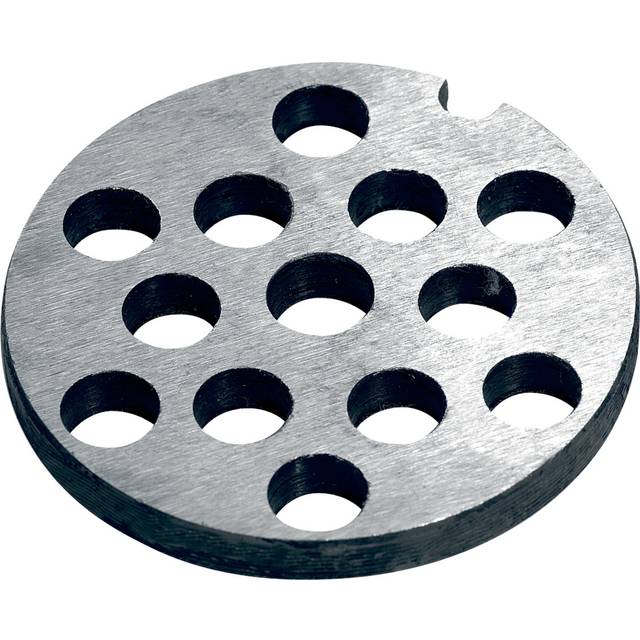 Hålskiva 8 mm till manuell köttkvarn storlek 8 - Silver (8 mm.)