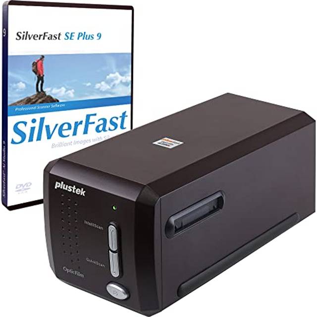 OpticFilm 8300i SE - 35mm Negative Film Stripe & Slide Scanner with 38% scan speed increase, Bundle SilverFast SE Plus 9 + QuickScan Plus, Support Mac