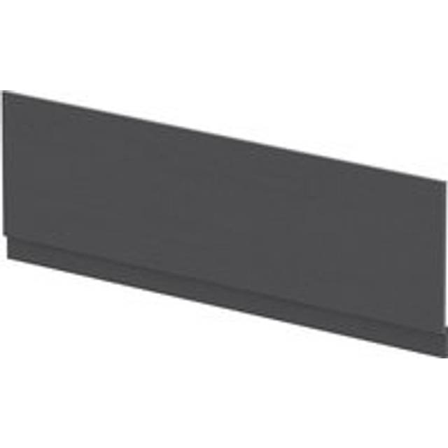 Nuie Woodgrain Bath Front Panel | Graphite Grey | MDF | 1800mm