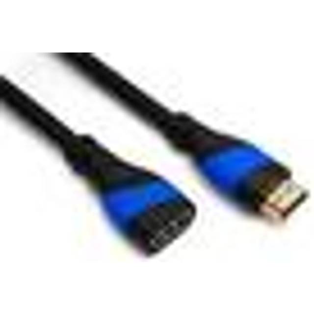 HDMI Extension cable with special A.I.S. shielding â 1m (4K@60Hz for stunning Ultra HD, HDMI Extender for PS4/PS5/Xbox, compatible with HDMI 2.0/1.4