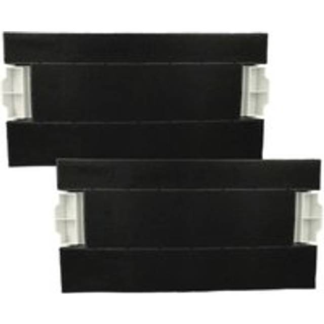 vhbw 2x Activated Carbon Filter compatible with Neff D4972X0/05, D4982X0, D4983X0MC/01, D4972X0/04 Extractor Hood - 39.8 x 19.6/17.4 x 2.9 cm
