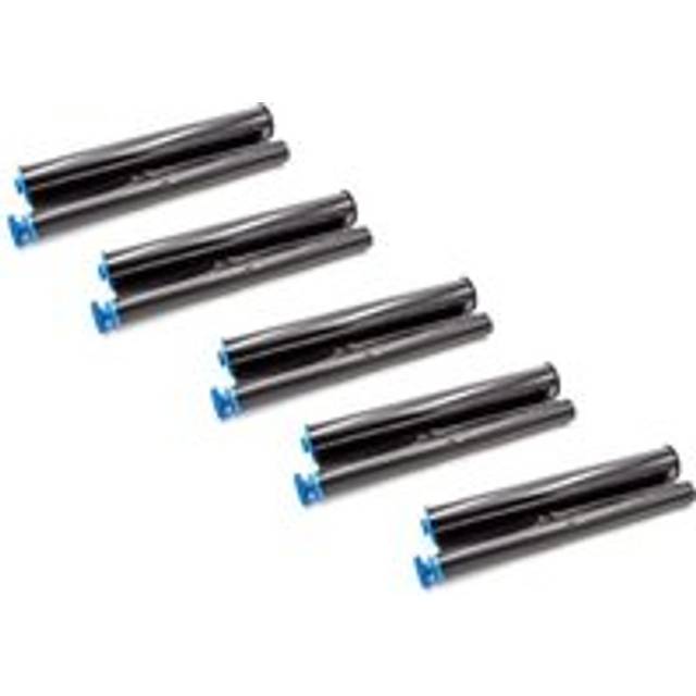 Vhbw - 5-Pack Thermal Fax Ribbon compatible with Wincor-Nixdorf Telfax 860, 870 Fax Machine - Compatible Fax Roll 45m Without Chip