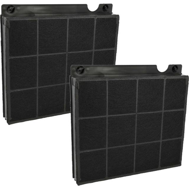 vhbw 2x Activated Carbon Filter compatible with Elica REEF IX/A/90, REEF ISLAND IX/A/90, REEF ISLAND IX/A/90X60, REEF IX/A/60 Extractor Hood