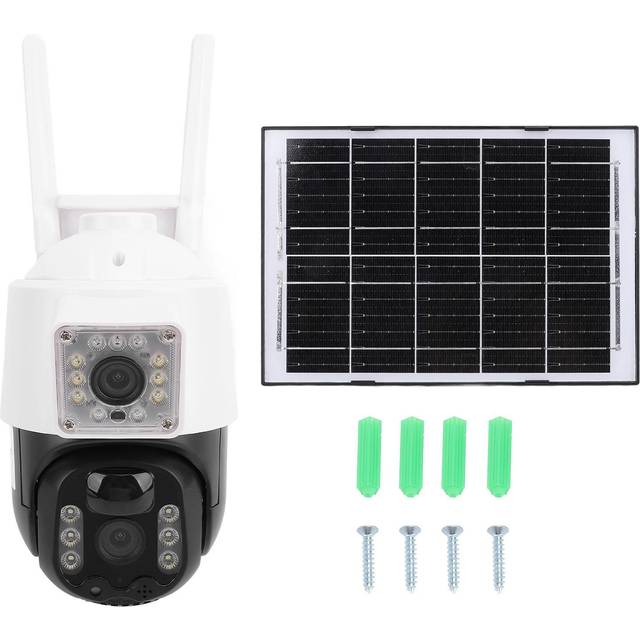 Solar Security Camera Wireless Outdoor System 2.4G WiFi 1920 X 1080P 320 Degree PTZ