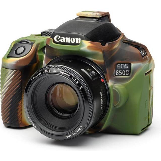Easycover Silicone Skin Cover Canon For Eos 850d In Camouflage (uk Stock) Bnip