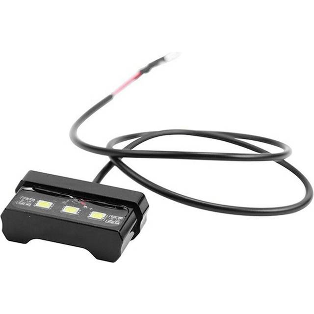 LED Motorcycle License Plate Light Decorative Lamp Universal Waterproof Rear Tail Holder