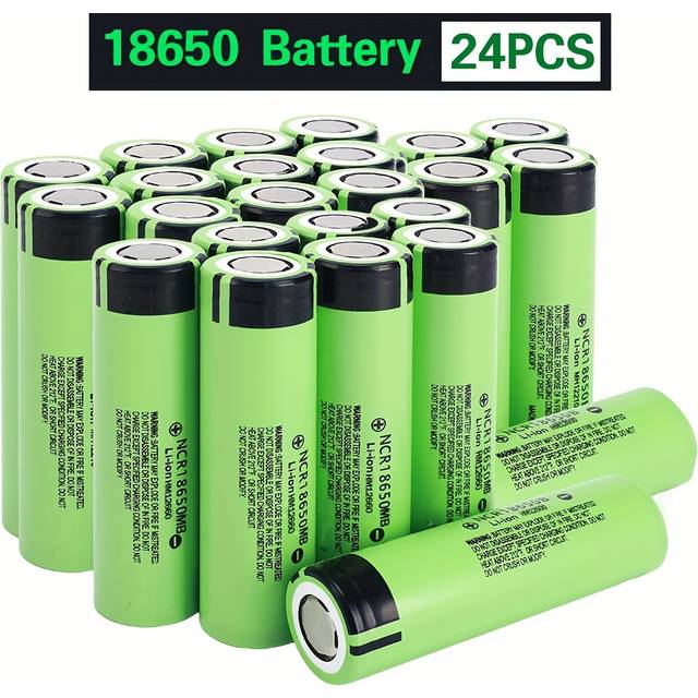 TEMU 24 Pcs 3600mahbattery Original 18650 Lithium Battery Rechargeable Battery 3.7v Can Assemble Lithium Battery