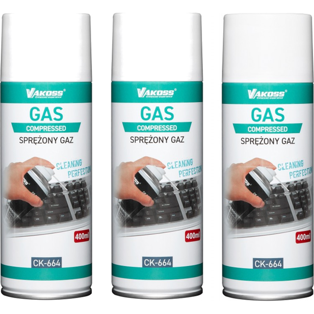 400ml compressed air duster gas can spray dust blower cleaner wholesale + straw