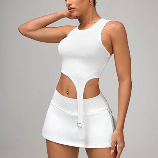 SHEIN Women Sports Camisole Tank Top Designed For Fitness, Running, Yoga, Tennis, Badminton