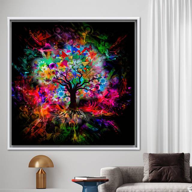 Print on Canvas - Framed Print without Mat (80 cm H x 80 cm W)