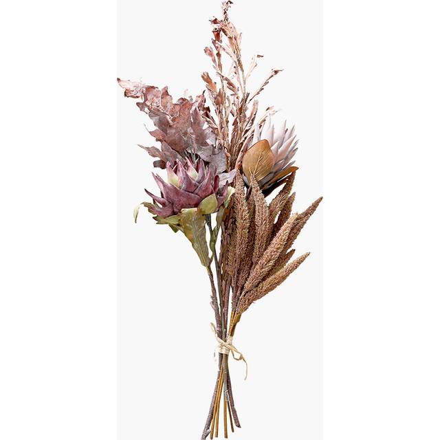 Mulberry Brown Dried Flower Bunch - Purple (110cm H X 45cm W X 35cm D)