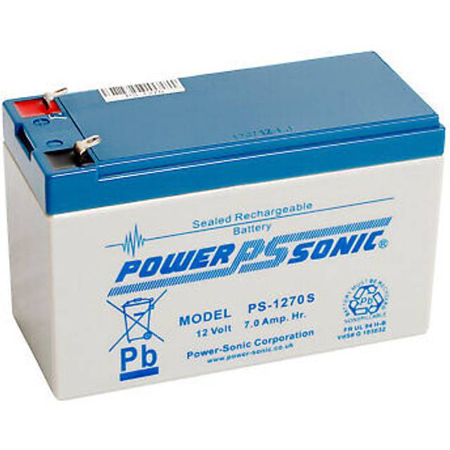 Powersonic PS-1270 12V 7.0Ah Sealed Lead Acid SLA Battery