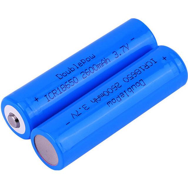 2 x REPLACEMENT 18650 2600mAh 3.7V RECHARGEABLE BATTERY No Pointed